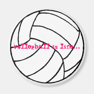 Aimant volleyball mag.