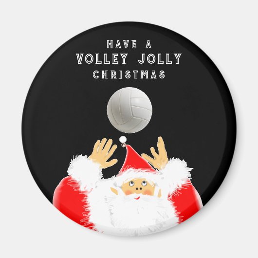 Aimant Volleyball Noël Stocker Stuffer (Devant)