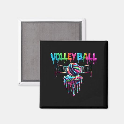 Aimant Volleyball Player Drip Ice Cream Drip Volleyball L (Recto/Verso)