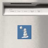 Aimant Volleyball Snowman (In Situ (Lave-vaisselle))