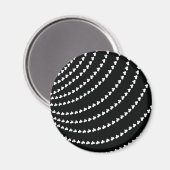 Aimant Vortex blanc (Recto/Verso)