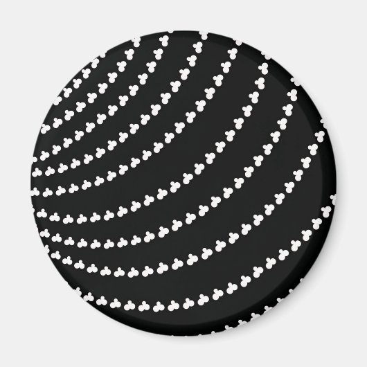 Aimant Vortex blanc (Devant)