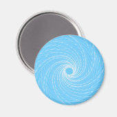 Aimant Vortex bleu (Recto/Verso)