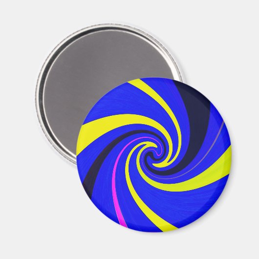 Aimant Vortex bleu (Recto/Verso)