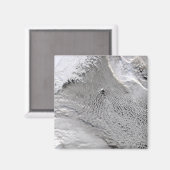 Aimant Vortices nuageuses au large de l'île Jan Mayen (Recto/Verso)