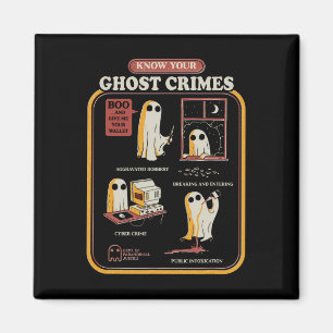 Aimant Vos crimes fantômes Funny Halloween