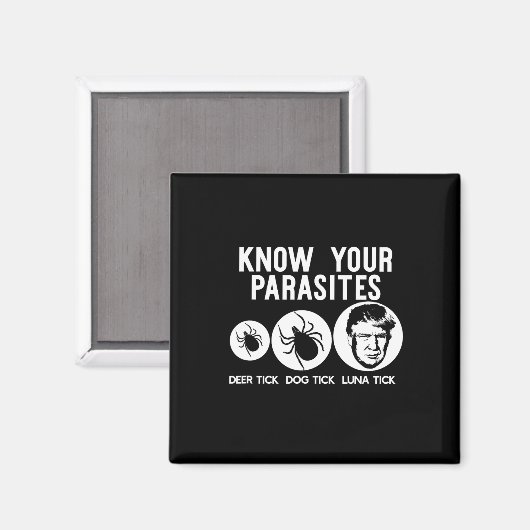 Aimant Vos Parasites Anti-Trump Résistent T-Shirt Drôle G (Recto/Verso)