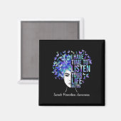 Aimant Vos problèmes de vie Prévention du suicide Sensibi (Recto/Verso)