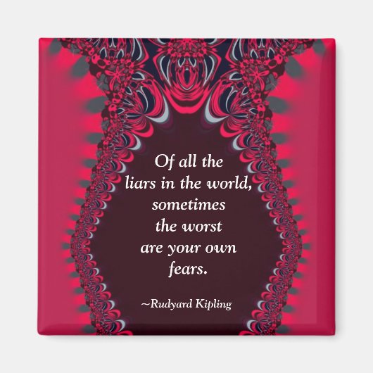 Aimant Vos Propres Craintes (Citations) Red Fractal Aiman (Devant)