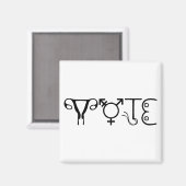 Aimant VOTE (Recto/Verso)