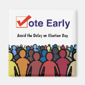 Aimant Vote anticipé (Devant)