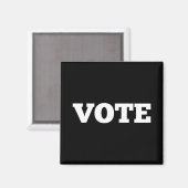 Aimant Vote avec Arrière - plan noir (Recto/Verso)