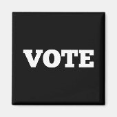 Aimant Vote avec Arrière - plan noir (Devant)