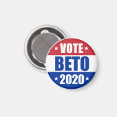 Aimant Vote Beto O'rourke pour l'élection du président am (Recto/Verso)