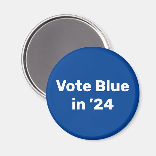 Aimant Vote Blue en 2024 (Recto/Verso)