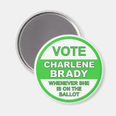 Aimant Vote Charlene Brady (Recto/Verso)
