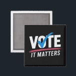 Aimant Vote Élection 2024 Voter Démocrate Politique<br><div class="desc">Vote Election 2024 Voter Démocrate Politique Vote it Matters Inscrivez-vous pour voter</div>