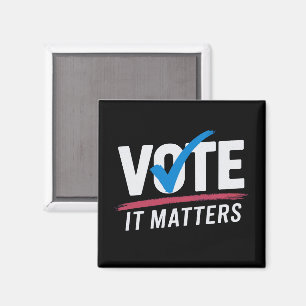 Aimant Vote Élection 2024 Voter Démocrate Politique