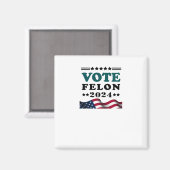 Aimant Vote Felon 2024 Condamné Sticker Felon (Recto/Verso)