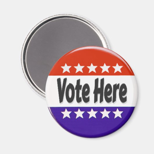 Aimant Vote ici (Recto/Verso)