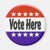 Aimant Vote ici (Devant)