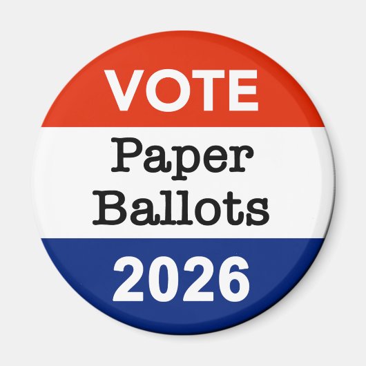 Aimant Vote Paper Ballots 2026 Midterm Election Paper Cup (Devant)