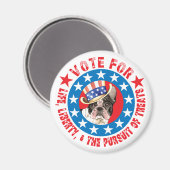 Aimant Vote pour Frenchie (Recto/Verso)
