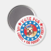 Aimant Vote pour Pit Bull (Recto/Verso)