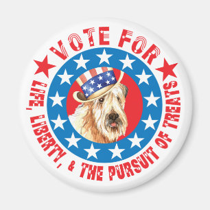 Aimant Vote pour Wheaten Terrier
