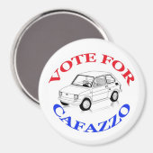 Aimant Voter Pour Cafazzo (Recto/Verso)