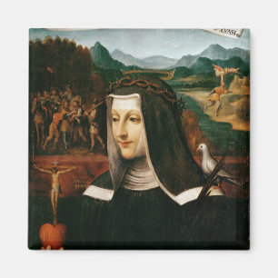 Aimant Voto ex a consacré à St Catherine de Sienne