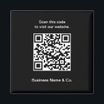 Aimant Votre code QR noir blanc promotionnel<br><div class="desc">Customisez ce Black and White QR Code Promotional Business Magnet pour créer un article promotionnel unique et mémorable pour votre entreprise. L'aimant présente un design élégant noir et blanc, le rendant visuellement attrayant et moderne. Vous pouvez personnaliser l'aimant avec votre propre code QR, qui peut être scanné par les clients...</div>