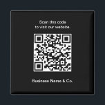 Aimant Votre code QR noir blanc promotionnel<br><div class="desc">Customisez ce Black and White QR Code Promotional Business Magnet pour créer un article promotionnel unique et mémorable pour votre entreprise. L'aimant présente un design élégant noir et blanc, le rendant visuellement attrayant et moderne. Vous pouvez personnaliser l'aimant avec votre propre code QR, qui peut être scanné par les clients...</div>