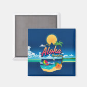 Aimant Votre échappée tropicale  (Recto/Verso)