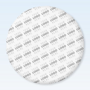 Aimant Votre image/logo éclairci automatiquement + motif