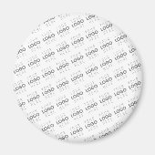 Aimant Votre image/logo éclairé automatiquement + Motif (Devant)