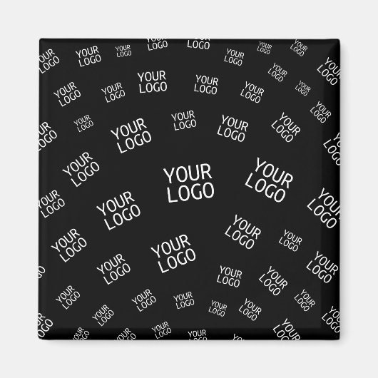 Aimant Votre logo de conception, de photo ou d'entreprise (Devant)