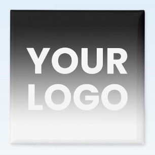 Aimant Votre logo et dégradé de couleur moderne éditable