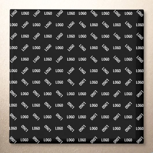 Aimant Votre logo/image | Matelas géométrique moderne uni