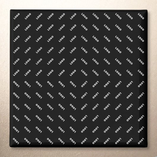 Aimant Votre logo ou image téléchargé | Patten moderne