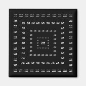 Aimant Votre logo ou n'importe quelle conception/image |  (Devant)