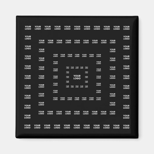 Aimant Votre logo ou n'importe quelle conception/image |  (Devant)