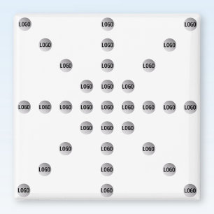 Aimant Votre logo ou toute image téléchargée Motif étoi