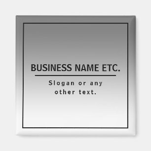 Aimant Votre nom d'entreprise ou marque, etc.