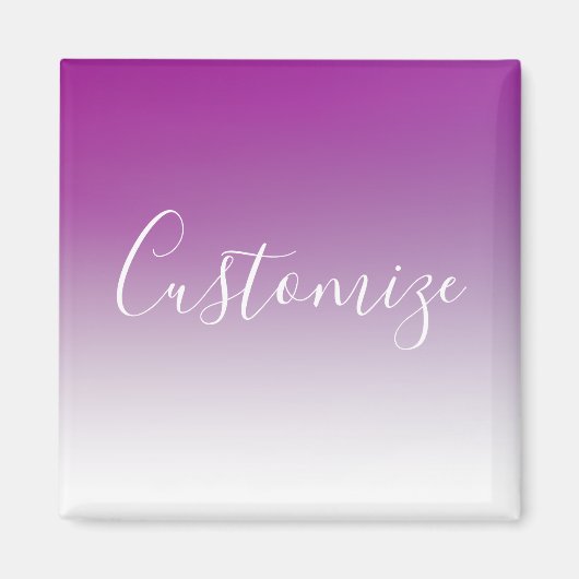 Aimant Votre nom | Script élégant (Devant)