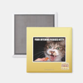 Aimant Votre Offre Plaise Kitty (Recto/Verso)