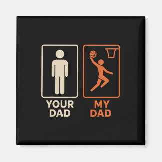 Aimant Votre Papa Mon Papa Sketll Dunk Fille Fils Fête de
