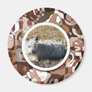 Aimant VOTRE photo de coutume de chien de merveille