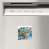 Aimant Votre photo de vacances Costa Rica Souvenir (In Situ (Lave-vaisselle))