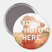 Aimant Votre photo ici (Recto/Verso)